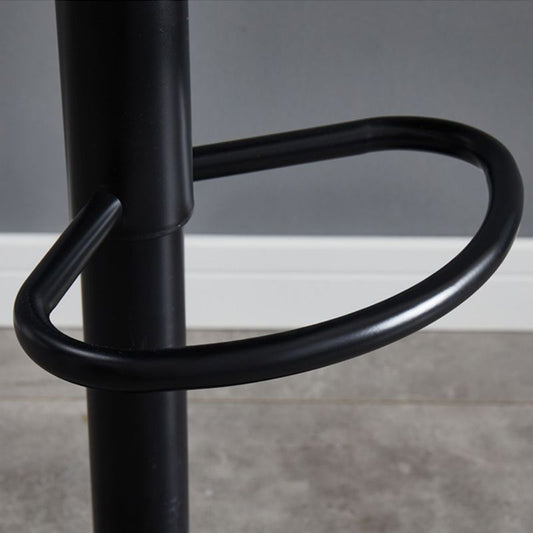 Sgabello da bar sul backrest girevole regolabile contemporaneo con poggiapiedi