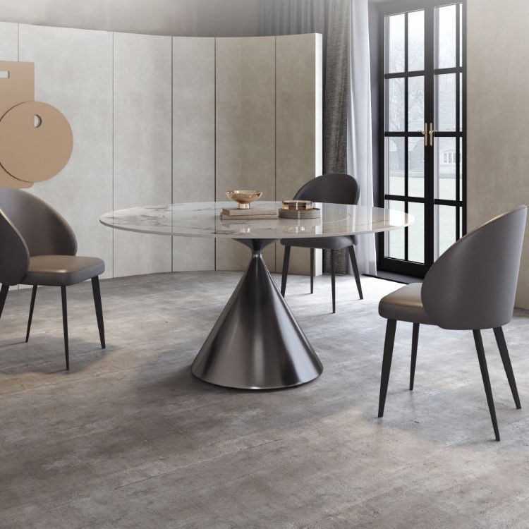 Contemporary 1/4/5/7 Pieces Dining Set Round Dining Room Table Set Clearhalo 'Dining Room Sets' 'Dining Tables & Seating' 'dining_room_set' 'furn' 'furn_dining_room_set' 'Furniture' 'furniture_dining_room_set' 'Kitchen & Dining Furniture' 'kitchen&dining_furn' 'kitchen' 1200x1200_156e3b47-6cde-42e6-a0b4-f85934223149