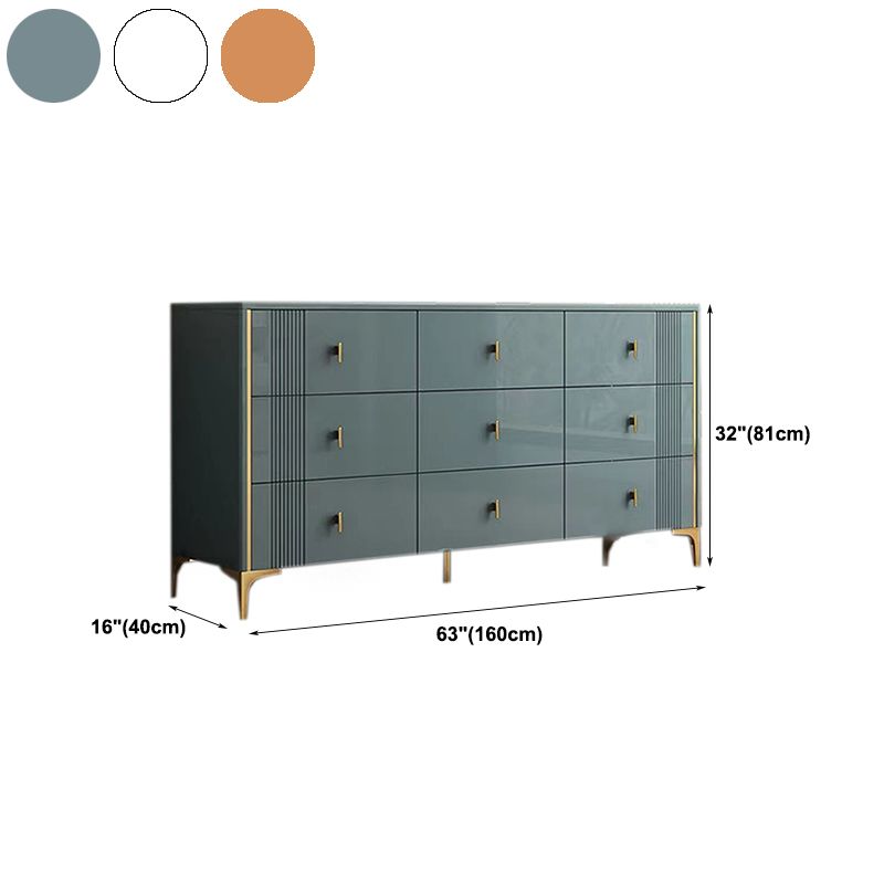 15.6-inch Width Glam Storage Chest Stone Storage Chest Dresser