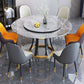 Round Contemporary Stone Table Standard Height Dining Table with Pedestal Base Clearhalo 'Dining Tables & Seating' 'Dining Tables' 'dining_table' 'furn' 'furn_dining_table' 'Furniture' 'furniture_dining_table' 'Kitchen & Dining Furniture' 'kitchen' 'kitchen_dining_table' 1200x1200_15724611-d8e3-4715-b48b-abb287f24e22