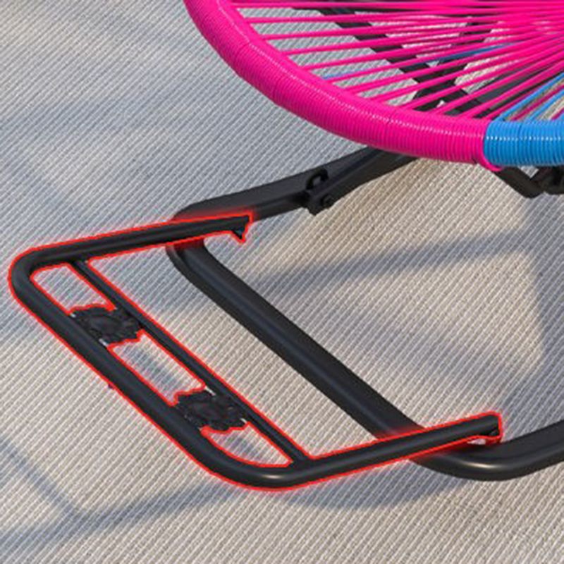 Chaise à bascule en osier contemporain Bloc de rocker intérieure