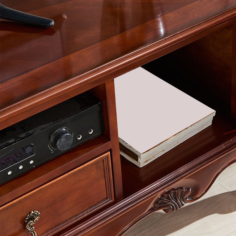 Traditional Wood TV Stand Console Open Storage TV Media Stand with Doors for Living Room Clearhalo 'furn' 'furn_tv_stands_entertainment_centers' 'Furniture' 'Living Room Furniture' 'TV Stands & Entertainment Centers' 'TV Stands & Media Storage Furniture' 'tv_stands_entertainment_centers' 1200x1200_1572d330-2d13-4688-98ff-cf1f969e8b08