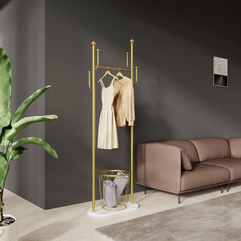 Magnifique rack de manteau crochets de manteau de rangement de rangement en métal.