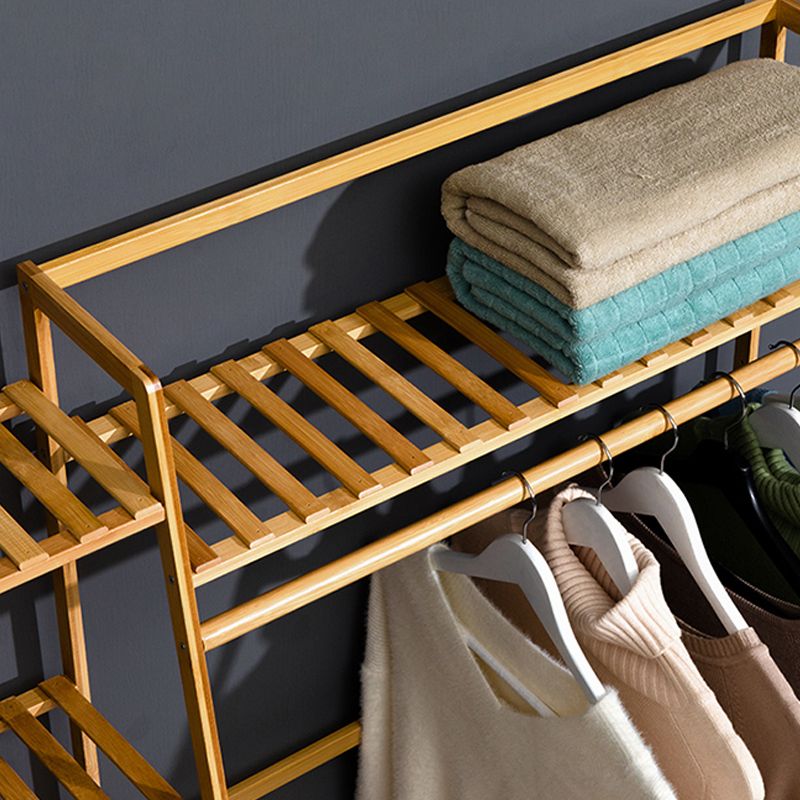 Rastrello in stile contemporaneo in bambù solido planimetro di design per soggiorno per soggiorno