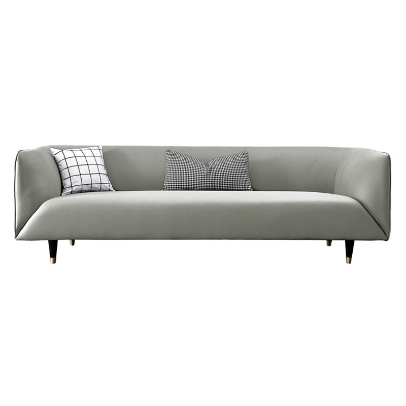 Ultra-Modern Tight Back Tuxedo Arm Stainless steel Legs Sofa with Stain Resistant Clearhalo 'furn' 'furn_sofas' 'Furniture' 'furniture_sofas' 'kitchen' 'kitchen_sofas' 'Living Room Furniture' 'Sofa' 'sofas' 1200x1200_15781914-f65e-4d4e-bb04-bc735d85a1ce