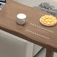 Table de salle à manger de bar rectangulaire en bois massif, intérieur moderne, marron