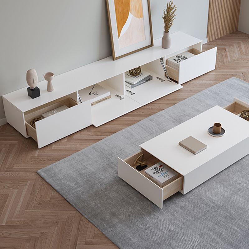 Contemporary Media Console Wooden TV Media Console with Drawers Clearhalo 'furn' 'furn_tv_stands_entertainment_centers' 'Furniture' 'Living Room Furniture' 'TV Stands & Entertainment Centers' 'TV Stands & Media Storage Furniture' 'tv_stands_entertainment_centers' 1200x1200_157af32e-ae40-4093-8f8e-2c436ef998ab