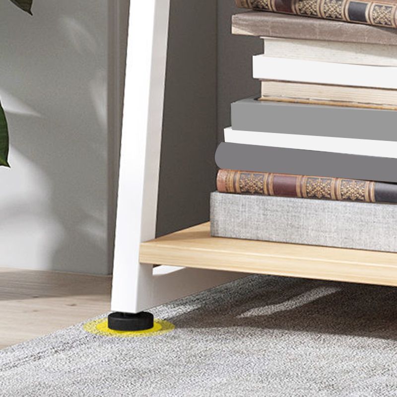 11.8 "Échelle de large étagère de livre contemporain Home Metal Libshelf