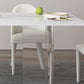 Medieval Modern Stone Dining Table Double Pedestal Rectangle Table for Dining Room Clearhalo 'Dining Tables & Seating' 'Dining Tables' 'dining_table' 'furn' 'furn_dining_table' 'Furniture' 'Kitchen & Dining Furniture' 1200x1200_157df911-4049-4ea1-a2b0-5c8df8ab5be6