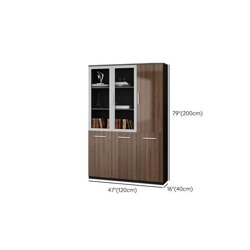 Classeur traditionnel classeur vertical en bois avec étagères