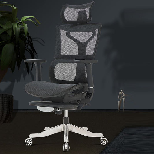 Silla de oficina moderna altura de asiento ajustable mecanismo de inclinación silla de escritorio con ruedas