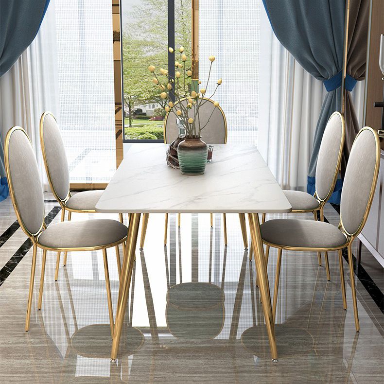 Metal Traditional Luxury Rectangle Indoor Table Sintered Stone Table with Legs Clearhalo ' dining_table' 'Dining Tables & Seating' 'Dining Tables' 'furn' 'furn_dining_table' 'Furniture' 'furniture_dining_table' 'Kitchen & Dining Furniture' 'kitchen&dining_furn' 'kitchen' 'kitchen_dining_table' 1200x1200_157fa4b2-3dd6-4ee2-bde9-d1759d2f45c2