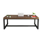 Industrial 29.53 "Escritorio de escritura de alto escritorio de madera Rectangular de la oficina