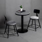 1/2/3 Pieces Industrial Gray Stone Top Bar Table Set Counter Table with Stools Clearhalo 'Bar Furniture' 'furn' 'furn_home_bar_bar_sets' 'Furniture' 'Home Bars & Bar Sets' 'home_bar_bar_sets' 'Kitchen & Dining Furniture' 1200x1200_1583e675-c67d-4b69-b931-646469f56f76