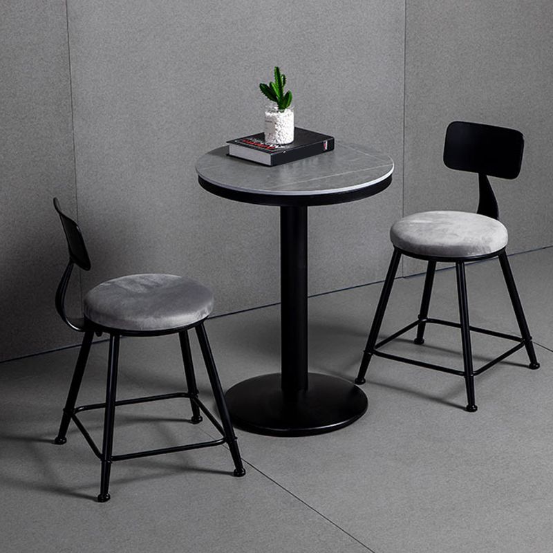 1/2/3 Pieces Industrial Gray Stone Top Bar Table Set Counter Table with Stools Clearhalo 'Bar Furniture' 'furn' 'furn_home_bar_bar_sets' 'Furniture' 'Home Bars & Bar Sets' 'home_bar_bar_sets' 'Kitchen & Dining Furniture' 1200x1200_1583e675-c67d-4b69-b931-646469f56f76