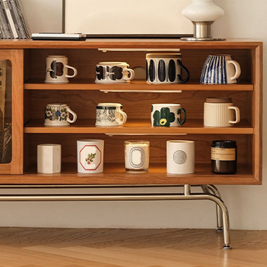 Scandinavian TV Media Console Solid Wood Media Console with Drawers Clearhalo 'furn' 'furn_tv_stands_entertainment_centers' 'Furniture' 'Living Room Furniture' 'TV Stands & Entertainment Centers' 'TV Stands & Media Storage Furniture' 'tv_stands_entertainment_centers' 1200x1200_15847d0c-b954-4127-aff8-3e5ec1339058