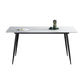 Rectangle Shape Industrial Style Dining Table Sintered Stone Fixed Table for Restaurant Clearhalo ' dining_table' 'Dining Tables & Seating' 'Dining Tables' 'furn' 'furn_dining_table' 'Furniture' 'furniture_dining_table' 'Kitchen & Dining Furniture' 'kitchen&dining_furn' 'kitchen' 'kitchen_dining_table' 1200x1200_158542b5-f78e-4506-8fe4-1ad60991a7ce