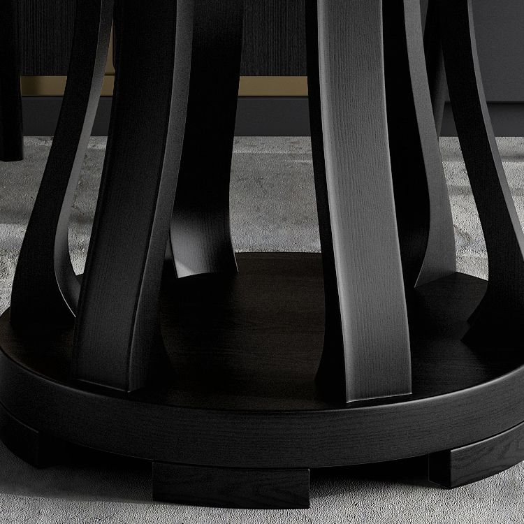 Contemporary Round Shape Table Sintered Stone White Standard Dining Table for Kitchen Clearhalo ' dining_table' 'Dining Tables & Seating' 'Dining Tables' 'furn' 'furn_dining_table' 'Furniture' 'furniture_dining_table' 'Kitchen & Dining Furniture' 'kitchen&dining_furn' 'kitchen' 'kitchen_dining_table' 1200x1200_158a088f-168e-4666-975c-4917947751dd