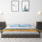 Mid-Century Modern Platform Bed Solid Wood Platform Bed Frame Mattress Included