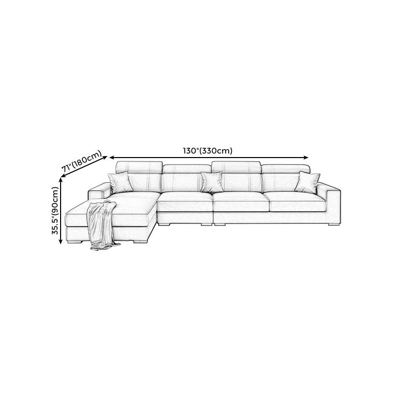 Modern Black Faux Leather Sectional Square Arm Sofa for Living Room Clearhalo 'furn' 'furn_sectionals' 'Furniture' 'furniture_sectionals' 'Living Room Furniture' 'Sectionals' 1200x1200_15907fe5-828e-4d11-bf36-6aeff0ed6775