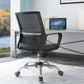 Modern Style Swivel Task Chair Tilt Mechanism Office Chair with Fixed Arms Clearhalo 'furn' 'furn_office_chair' 'Furniture' 'Office Chairs' 'Office Furniture' 'office_chair' 1200x1200_159173c4-e421-4902-9601-cfa9a50d4b45