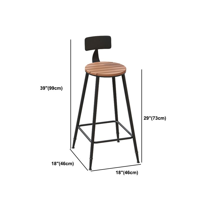 Juego de mesa de bar marrón industrial, mesa de mostrador de madera de 1/2/5 piezas para interior