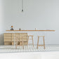 Rectangle Ash Solid Wood Bar Dining Table Double Pedestal Bar Table for Living Room Clearhalo 'Bar Furniture' 'Bar Tables' 'bar_tables' 'furn' 'furn_bar_tables' 'Furniture' 'Kitchen & Dining Furniture' 1200x1200_15938b42-99d7-413d-8871-c50e9c0e3efc