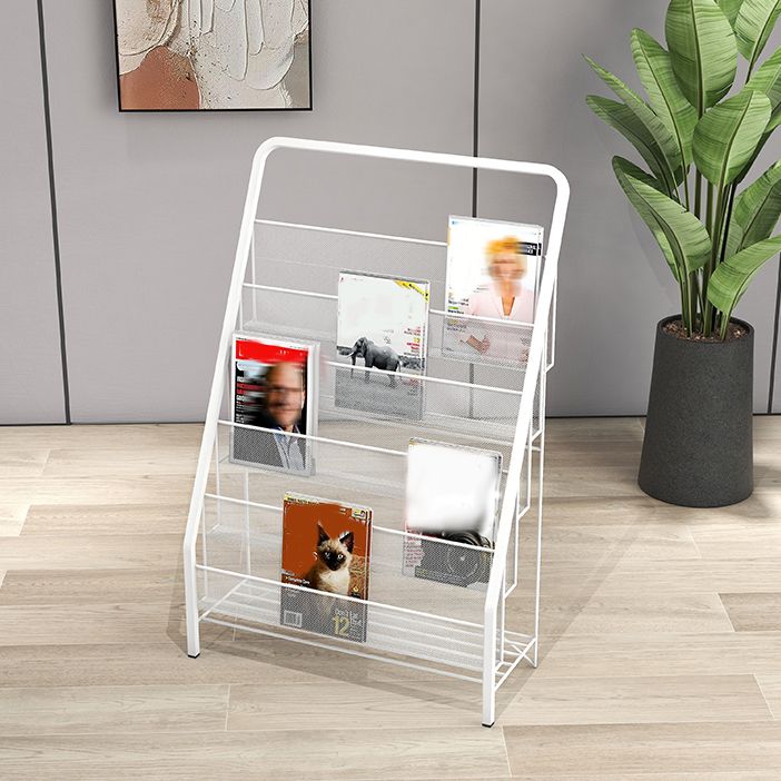 Scandinavian Ladder Bookcase Metal Closed Back Bookshelf for Home Office Clearhalo 'Bookcases' 'furn' 'furn_bookcases' 'Furniture' 'furniture_bookcases' 'Office Furniture' 1200x1200_1595db4b-a890-474f-93b2-4d1aca209c67