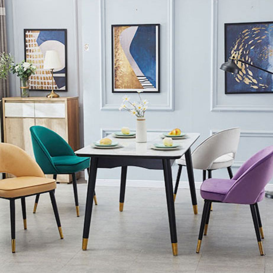 Contemporary Indoor Dining Chair Open Back Side Chair for Brasserie Clearhalo ' kitchen&dining_furn' 'Dining Chairs' 'Dining Tables & Seating' 'dining_chair' 'furn' 'furn_dining_chair' 'Furniture' 'furniture_dining_chair' 'Kitchen & Dining Furniture' 'kitchen' 1200x1200_1596faed-a0ac-4ef4-a9d4-1dfc9d977772