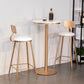 Faux Leather Dining Stools Low Back Bar Stools with Metal Base Clearhalo 'Bar Furniture' 'Bar Stools' 'bar_stools' 'furn' 'furn_bar_stools' 'Furniture' 'Kitchen & Dining Furniture' 1200x1200_1597090c-e549-4223-9742-06b8a98a7c64