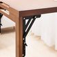 Table de table de pub à barre en bois 1/3 pcs table de barre pliante et tabourets en marron et naturel