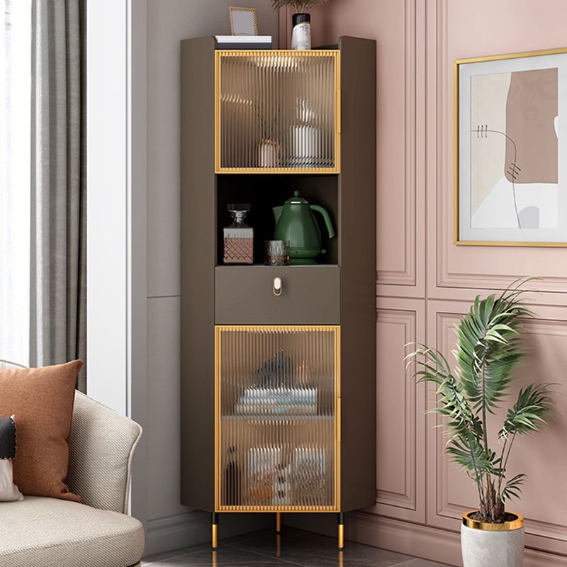 Modern Style Buffet Sideboard Stone Side Board with Cabinet and Drawer Clearhalo 'buffet_sideboard' 'Buffets & Sideboards' 'furn' 'furn_buffet_sideboard' 'Furniture' 'Kitchen & Dining Furniture' 1200x1200_159854fc-1509-4495-84cb-6c3699e0c2ad