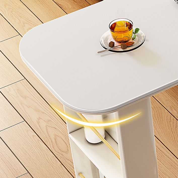 Set da pranzo multiuso moderno con piano in pietra sinterizzata da 1/2/3 pezzi per la casa