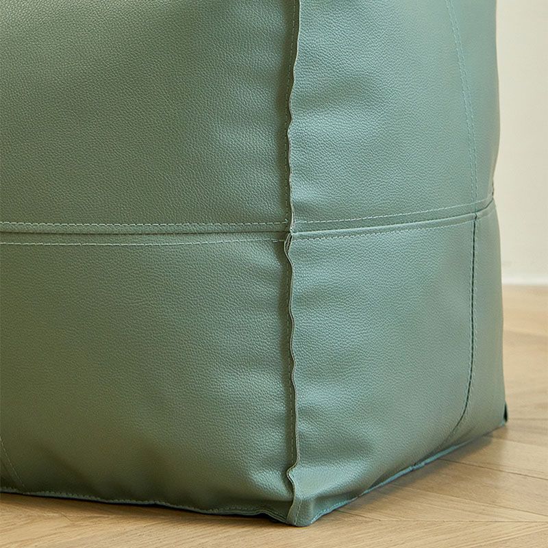 Modern Orange Pure Color Pouf PU Leather Water Resistant Pouf Clearhalo 'furn' 'furn_ottomans_poufs' 'Furniture' 'Living Room Furniture' 'Ottomans & Poufs' 'ottomans_poufs' 1200x1200_1598f441-f48d-4ab3-8242-33b140c8b94c