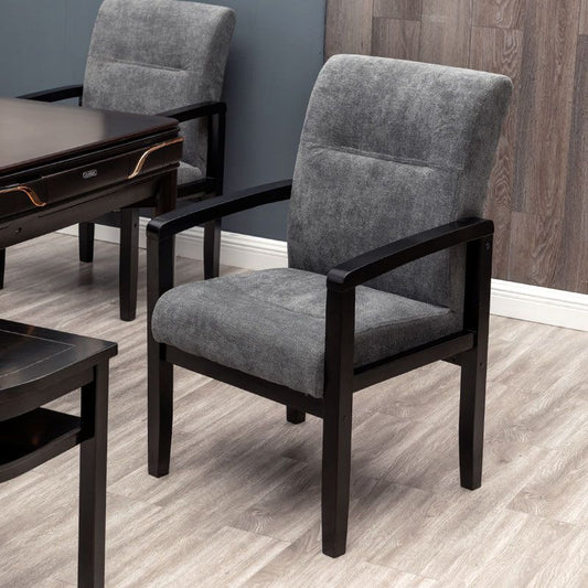 Minimalist Style Upholstered Arm Dining Chairs Solid Back Side Chairs (Set of 4) Clearhalo ' kitchen&dining_furn' 'Dining Chairs' 'Dining Tables & Seating' 'dining_chair' 'furn' 'furn_dining_chair' 'Furniture' 'furniture_dining_chair' 'Kitchen & Dining Furniture' 'kitchen' 1200x1200_159a4308-d2ac-41a3-973c-cf8ea363300a