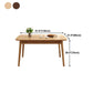 Modern Rectangle Solid Wood Table Standard Height Dining Table with 4 Legs Clearhalo 'Dining Tables & Seating' 'Dining Tables' 'dining_table' 'furn' 'furn_dining_table' 'Furniture' 'Kitchen & Dining Furniture' 1200x1200_159bce04-5a13-4bf0-9819-b54fe2568198