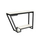 Glam Sintered Stone Bistro Bar Table Rectangle Metal Base Bar Table Clearhalo 'Bar Furniture' 'Bar Tables' 'bar_tables' 'furn' 'furn_bar_tables' 'Furniture' 'Kitchen & Dining Furniture' 1200x1200_159dffef-7c60-47ab-ab54-b4ad49a87f97