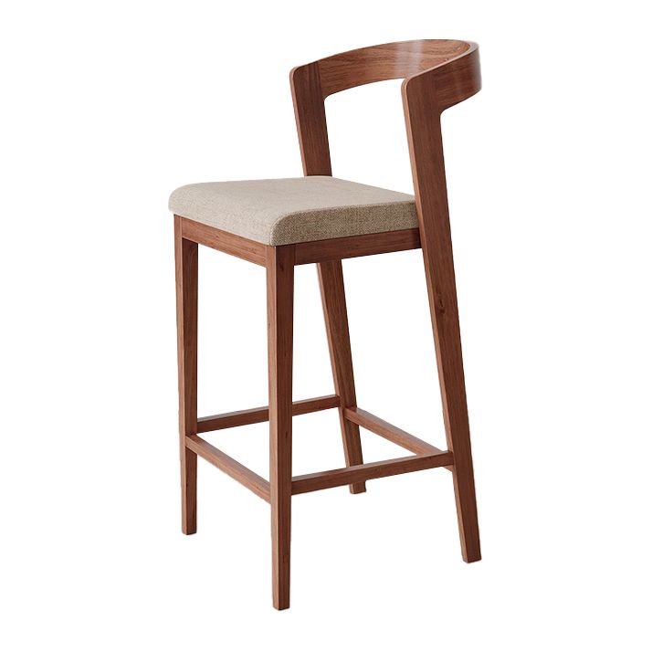 1/3 Pieces Bar Stool and Table Set Brown Solid Wood for Dining Room