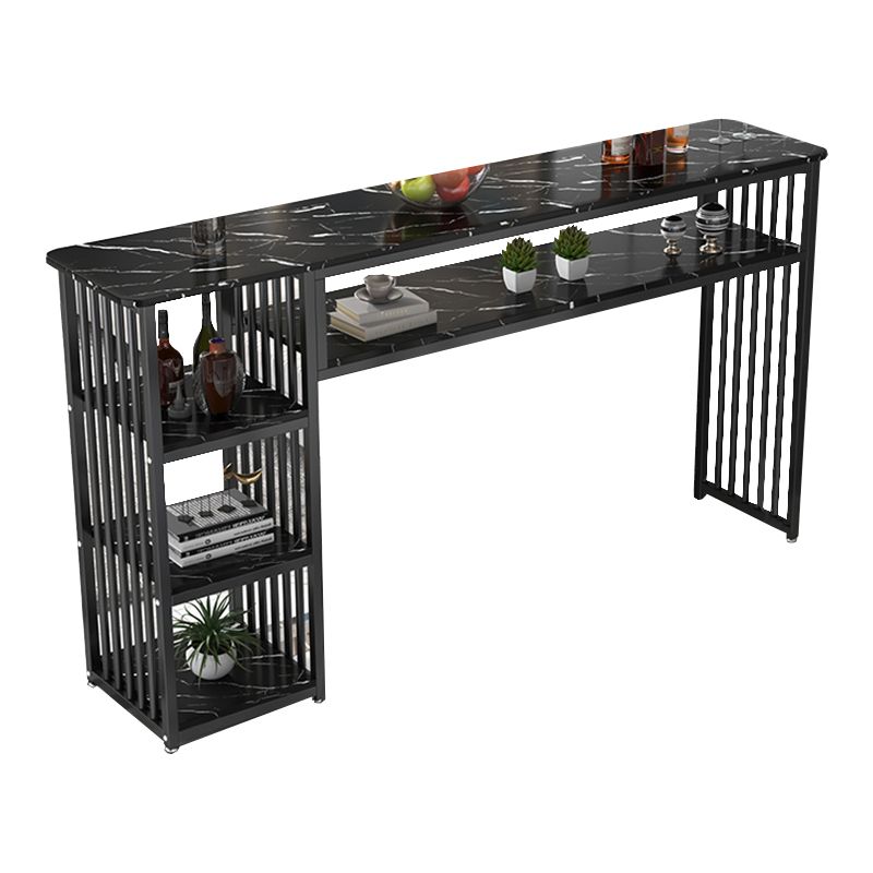 Glam Rectangle Wood Counter Table 3/4 Pieces Bar Table Set for Cafe Clearhalo 'Bar Furniture' 'furn' 'furn_home_bar_bar_sets' 'Furniture' 'Home Bars & Bar Sets' 'home_bar_bar_sets' 'Kitchen & Dining Furniture' 1200x1200_15a3c641-f993-4d49-baa7-162cec718e45