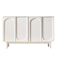 White Simple Stiple Sideboard Armadio ingegnerizzato tavolo a buffet in legno