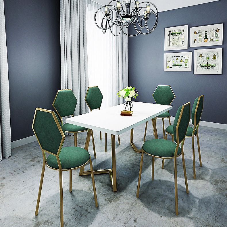 Solid Wood Dining Set with Velvet Chairs 1/3/5/7 Pieces Dinette Set for Home Clearhalo 'Dining Room Sets' 'Dining Tables & Seating' 'dining_room_set' 'furn' 'furn_dining_room_set' 'Furniture' 'Kitchen & Dining Furniture' 1200x1200_15abb542-884f-4bde-bf67-2b818422931e