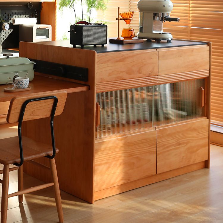 Cucina tavolo da pranzo dell'isola moderna tavolo da pranzo con cassetto