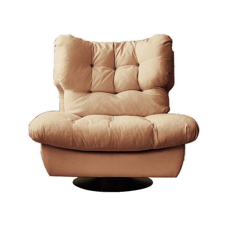 Fauteuil contemporain en cuir en cuir en cuir solide