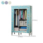 Contemporary Wardrobe Closet with Legs Metal Wardrobe Cabinet Clearhalo 'Armoires & Wardrobes' 'armoires_wardrobes' 'Bedroom Furniture' 'furn' 'furn_armoires_wardrobes' 'Furniture' 1200x1200_15b08734-499b-4d48-bd0f-295b78cd3731