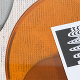 18.8"H Modern Single Pedestal Base Solid Color Plastic Round End Table