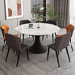 Contemporary Sintered Stone Dining Round Table Set 1/4/5/7 Pieces Dining Set