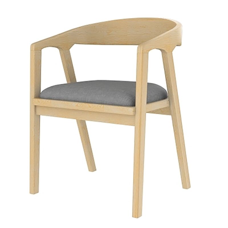 Traditional Style Dining Chair Kitchen Arm Dining Chair with Wooden Legs Clearhalo ' kitchen&dining_furn' 'Dining Chairs' 'Dining Tables & Seating' 'dining_chair' 'furn' 'furn_dining_chair' 'Furniture' 'furniture_dining_chair' 'Kitchen & Dining Furniture' 'kitchen' 1200x1200_15b63807-e4d3-4a51-accd-42fa3cdcd377