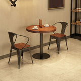 Simple Style Home Wood Dining Table Round Shape Table with Single Pedestal Base Clearhalo ' dining_table' 'Dining Tables & Seating' 'Dining Tables' 'furn' 'furn_dining_table' 'Furniture' 'furniture_dining_table' 'Kitchen & Dining Furniture' 'kitchen&dining_furn' 'kitchen' 'kitchen_dining_table' 1200x1200_15b81290-3329-4180-bb60-5a19a094cda4