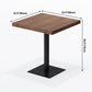 Industrial Solid Wood Dinner Room Kitchen Table Brown Table with Black Frame Clearhalo ' dining_table' 'Dining Tables & Seating' 'Dining Tables' 'furn' 'furn_dining_table' 'Furniture' 'furniture_dining_table' 'Kitchen & Dining Furniture' 'kitchen&dining_furn' 'kitchen' 'kitchen_dining_table' 1200x1200_15b857bf-34b4-4ff0-8324-a47751b9c4ae