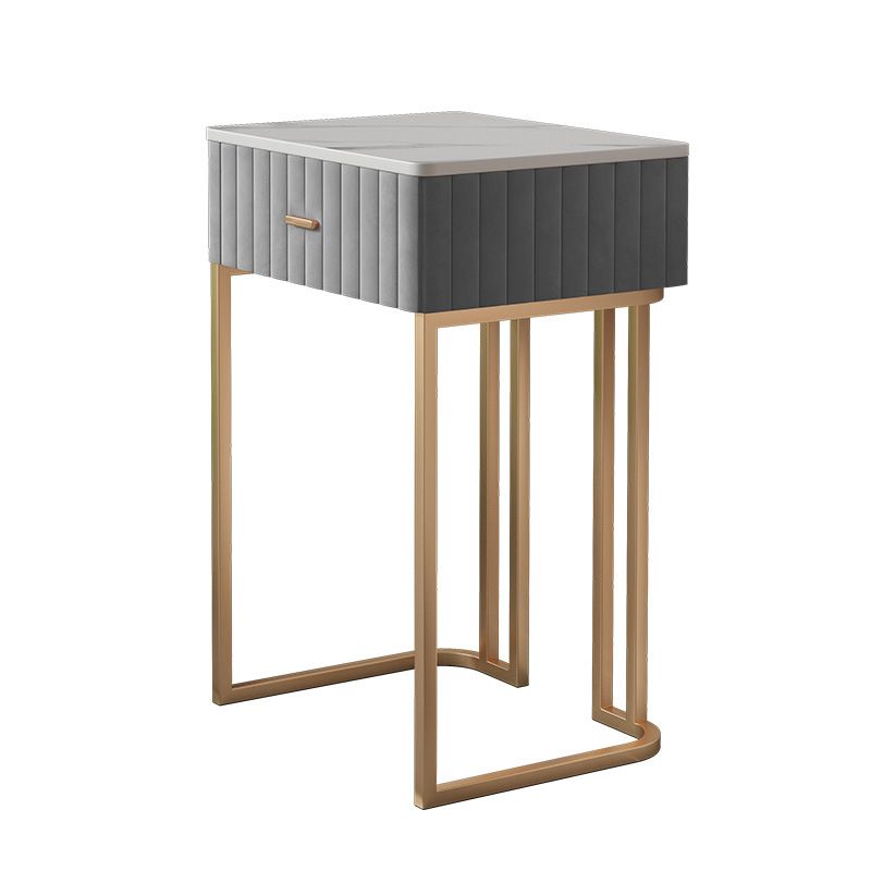 1 Drawer Dressing Table Luxurious Metal Frame Make-up Vanity Clearhalo 'Bedroom Furniture' 'furn' 'furn_makeup_vanities' 'Furniture' 'Makeup Vanities' 'makeup_vanities' 1200x1200_15b8b47a-c071-48c5-be70-c189b8c5e150